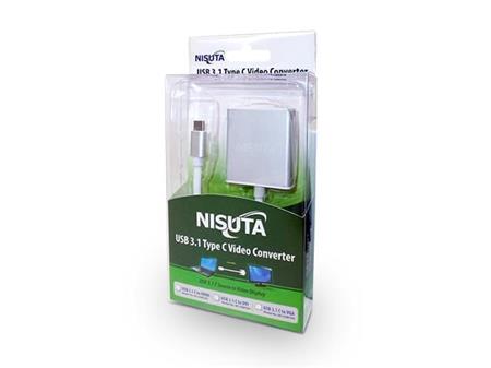 ADAPT.USB C 3.1 A VGA NISUTA  USBCVG